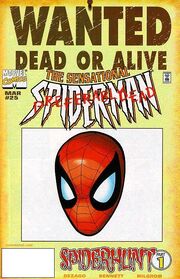 Sensational Spider-Man Vol 1 25 Wanted Poster Variant