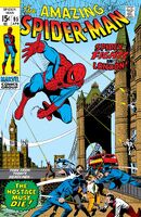 Amazing Spider-Man #95 "Trap for a Terrorist!" Cover date: April, 1971