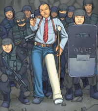Lieutenant Flores (Earth-616) from Runaways Vol 1 13 001