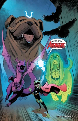 Pet Avengers (Earth-616) from Thor Vol 6 18 001