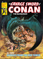 Savage Sword of Conan #21 "The Horror from the Red Tower" Release date: May 31, 1977 Cover date: August, 1977
