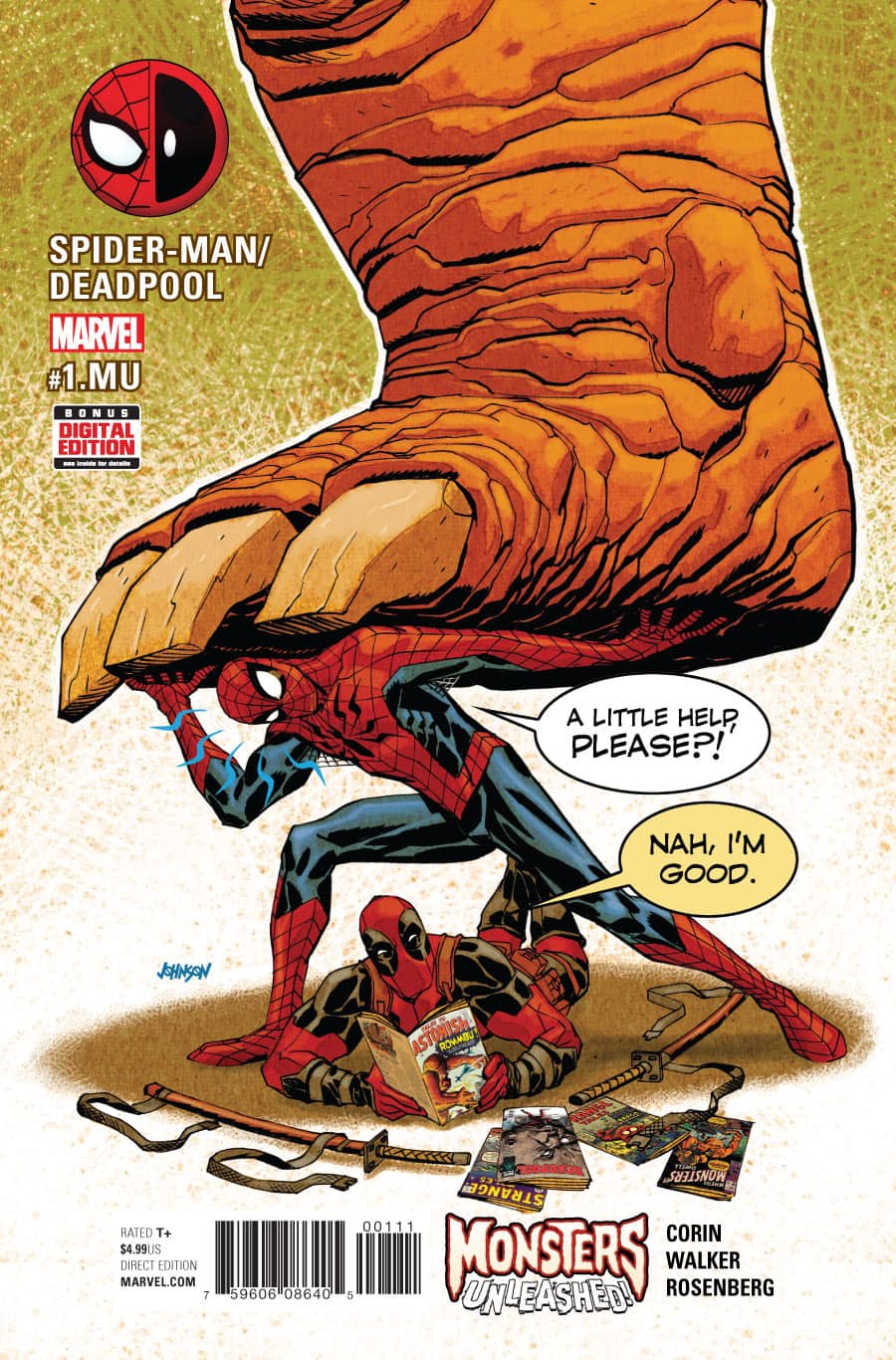 ショッピングサイト アメコミリーフ Spider-man Deadpool #1 - 本