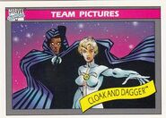 Cloak and Dagger (Earth-616) from Marvel Universe Cards Series I 0001