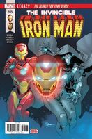 Invincible Iron Man #595 "The Search for Tony Stark: Part Three" Release date: December 27, 2017 Cover date: February, 2018