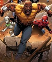 Lucas Cage (Earth-616) from Mighty Avengers Vol 2 1 cover 001