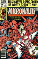 Micronauts #21 "Say it with Flowers!" Release date: June 10, 1980 Cover date: September, 1980