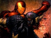 Anthony Stark (Earth-616) and Steven Rogers (Earth-616) from Civil War Vol 1 3 001
