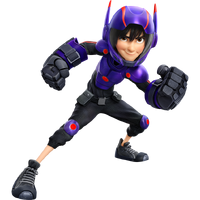 Disney's Big Hero Six 6 HIRO HAMADA (Purple Battle Armor