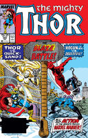 Thor #393 "The Blaze of Battle!" Release date: March 22, 1988 Cover date: July, 1988