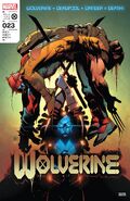 Wolverine Vol 7 23.jpg (529 kB) #23 Viejos Refugios Lanzado: 13 de julio, 2022 Publicado: Septiembre, 2022