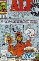 Alf #25 "The Silver Annimercenary!" Release date: November 14, 1989 Cover date: January, 1990