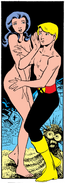 Waking up naked after being rescued from Mojoworld by Cypher and Warlock From New Mutants Annual #2