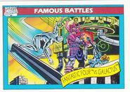 Fantastic Four vs. Galactus (Earth-616) from Marvel Universe Cards Series I 0001