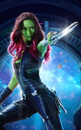 Gamora (Earth-199999) from Guardians of the Galaxy (film) poster 001