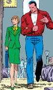 With Wyatt in her human form From Fantastic Four #275