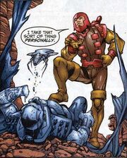 Peter Petruski (Earth-616) Gideon Trust armor from Fantastic Four Vol 3 40