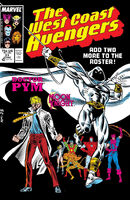 West Coast Avengers (Vol. 2) #21 "Lost in Space-Time Part 5: Time for Every Purpose Under Heaven!" Release date: February 24, 1987 Cover date: June, 1987