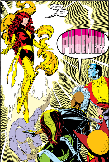 X-Men and Dark Phoenix (Earth-616) from Uncanny X-Men 1 175 0002