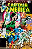 Captain America #283 "America the Cursed." Release date: March 29, 1983 Cover date: July, 1983