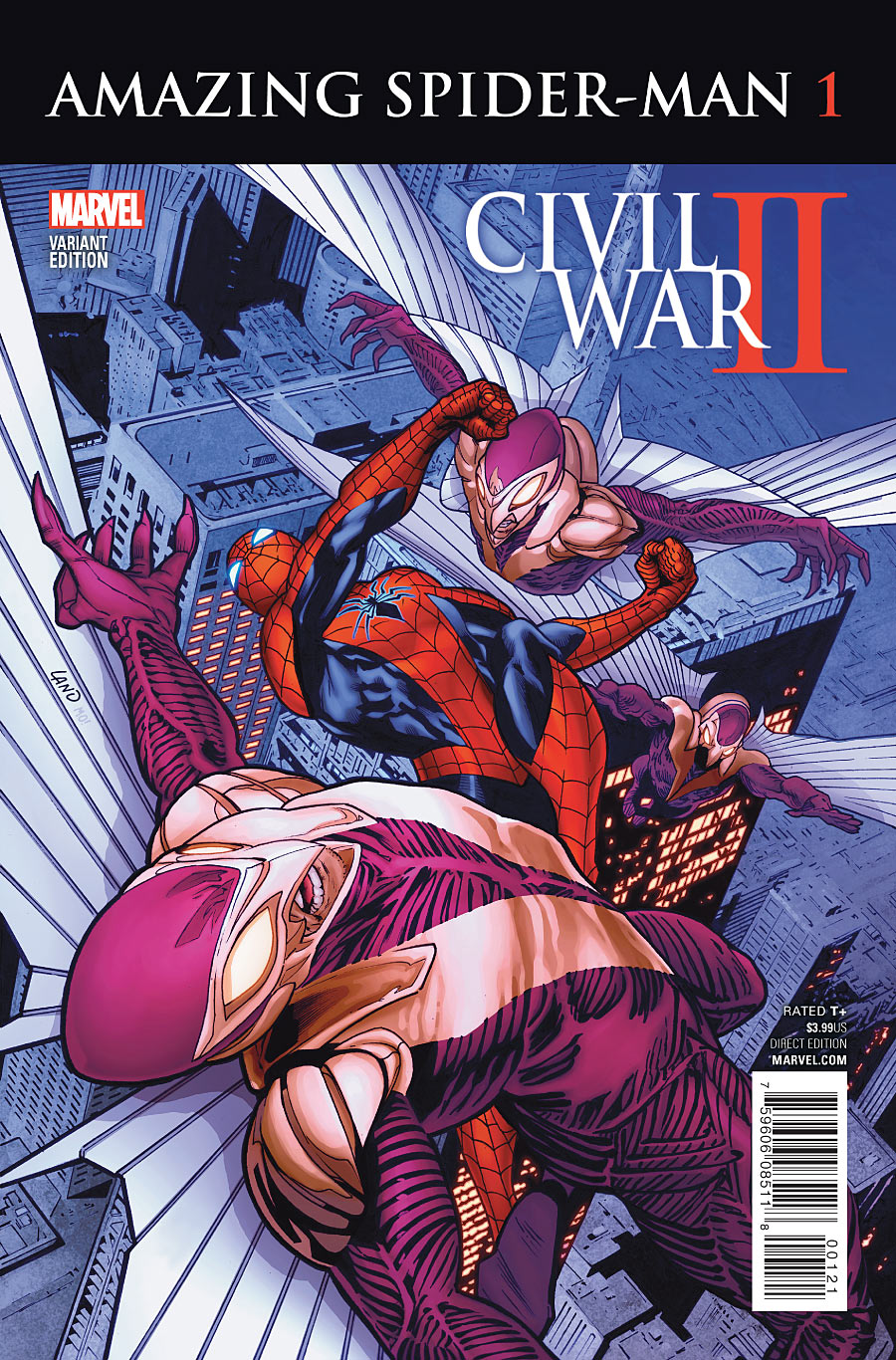 Collectibles Amazing Spider-Man #1 Civil War II Marvel Comics CB9300  LA2583379