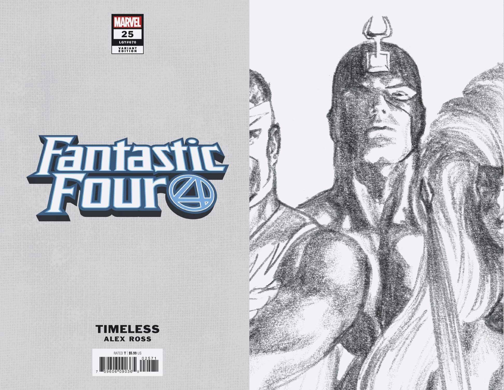 Fantastic Four #11 Bradshaw Marvels 25th Tribute Variant 6/26/19 NM 
