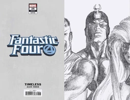 Fantastic Four Vol 6 25 Black Bolt Timeless Sketch Wraparound Variant