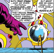 Kang's Light of the Centuries Sphere from Avengers Vol 1 69 002