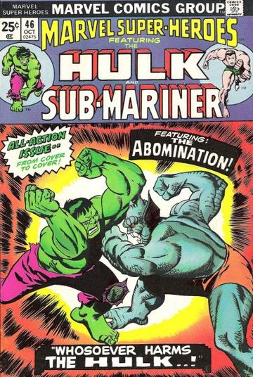 Marvel super heroes featuring the hulk and submariner sales
