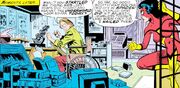 Jessica Drew (Earth-616), Scotty McDowell (Earth-616), Scotty McDowell's Apartment from Spider-Woman Vol 1 21 001