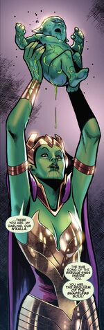 N'kalla (Earth-616) and S'byll (Earth-616) from Fantastic Four Vol 6 21 001