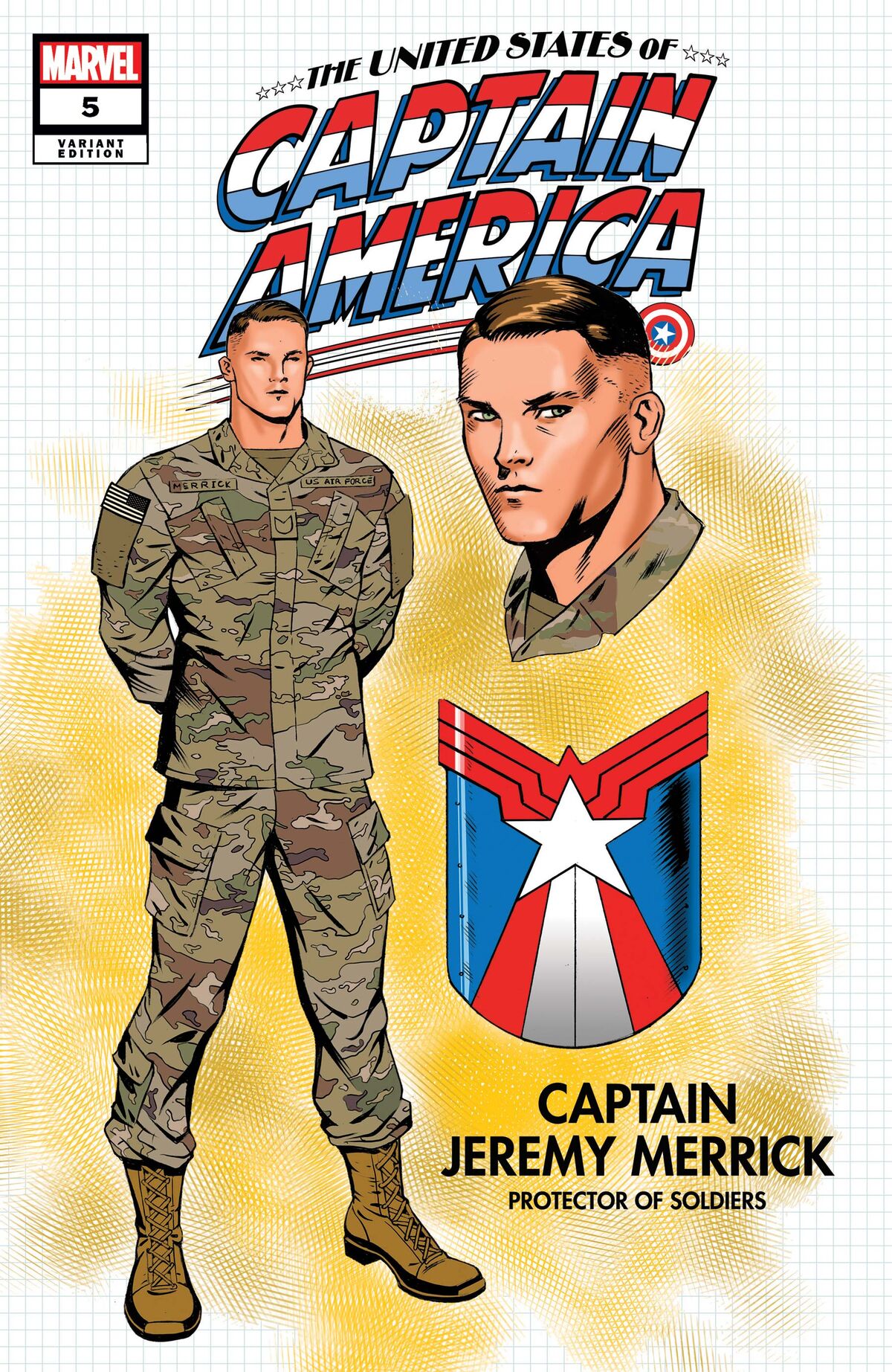 英語　THE UNITED STATES OF CAPTAIN AMERICA The United States of Captain America (2021) #1 | Comic