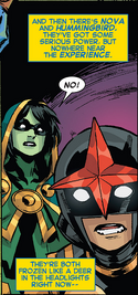 Aracely Penalba (Earth-616) and Samuel Alexander (Earth-616) from New Warriors Vol 5 11