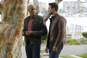 Kebo (Earth-199999) and Grant Ward (Earth-199999) from Marvel's Agents of S.H.I.E.L.D
