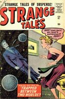 Strange Tales #67 "Trapped Between Two Worlds!" Release date: October 2, 1958 Cover date: February, 1959