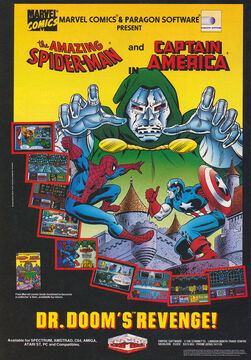 ⑧　MARVEL  SPIDER MAN AND CAPTAIN AMERICA The Amazing Spider-Man & Captain America in Dr. Doom's