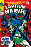 Captain Marvel #5 "The Mark of the Metazoid" Release date: June 11, 1968 Cover date: September, 1968