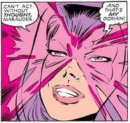 Telepathically confronting Arclight From Uncanny X-Men #240