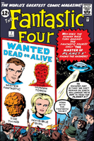 Fantastic Four #7 "Prisoners of Kurrgo, Master of Planet X" Release date: July 3, 1962 Cover date: October, 1962