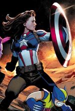 Captain America Peggy Carter became Captain America (Earth-86315)