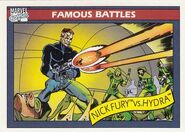 Nicholas Fury vs. HYDRA (Earth-616) from Marvel Universe Cards Series I 0001