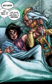 Sui-San (Earth-616) and A'Lars (Earth-616) from Thanos Rising Vol 1 1 001
