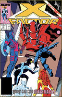 X-Factor #43 "Judgement War Part 1: Kidnapped!" Release date: April 25, 1989 Cover date: August, 1989