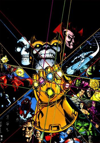 Infinity Gauntlet from Blockbusters of the Marvel Universe Vol 1 1