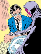 With Senator Kelly when his wife died From Uncanny X-Men #247