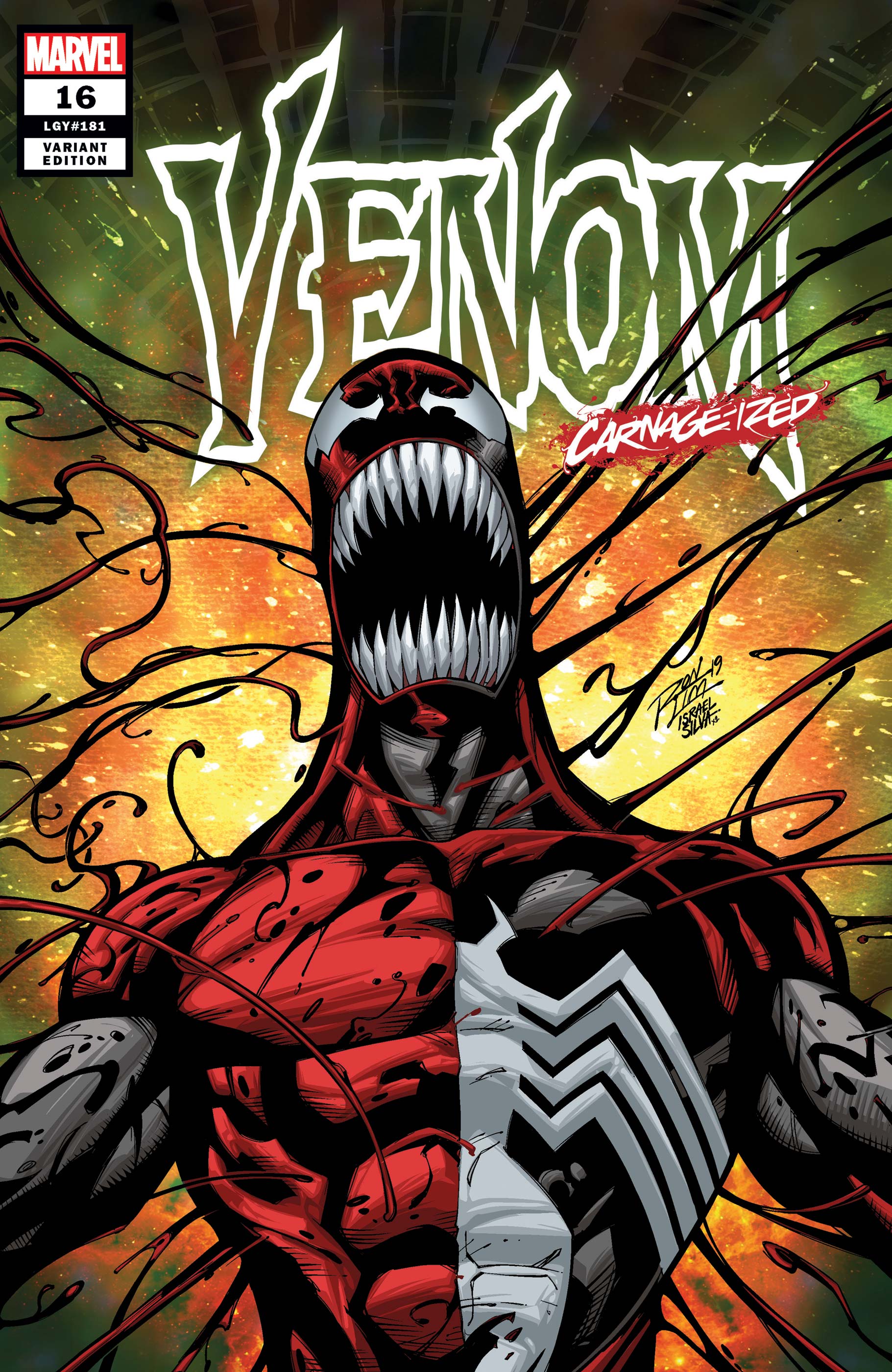 1st Print Main Cover 2019, Marvel, Vol 4 Venom # 16 