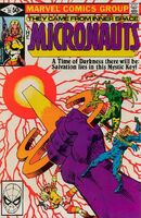 Micronauts #31 "My Body Lies over Oceania" Release date: April 7, 1981 Cover date: July, 1981