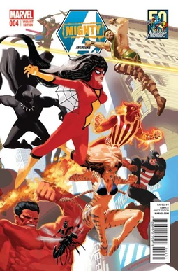 Mighty Avengers Vol 2 4.INH 50 Years of Avengers Variant