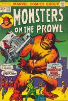 Monsters on the Prowl #22 Release date: January 2, 1973 Cover date: April, 1973