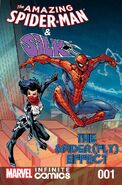 Amazing Spider-Man & Silk Spiderfly Effect Infinite Comic Vol 1 1