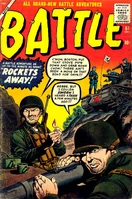 Battle #61 "Rockets Away!" Release date: July 25, 1958 Cover date: December, 1958